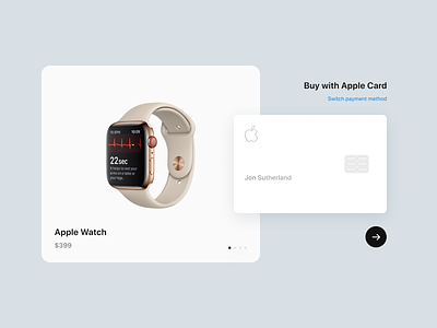 Credit Card Checkout apple apple card checkout product design web design