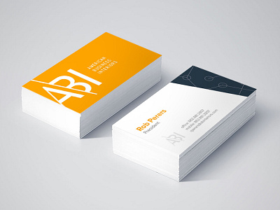 ABI Business Cards branding business card identity