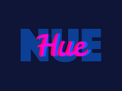Nue Hue branding concept identity