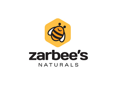 Zarbees Logo bee branding identity logo