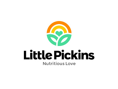 Little Pickins Logo brand branding concept design icon identity illustration logo type typography vector visual