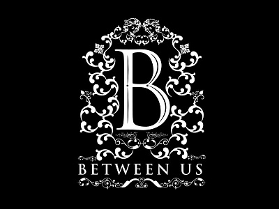 Between Us Logo blog branding identity logo luxury