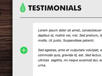 Client Testimonials list testimonial