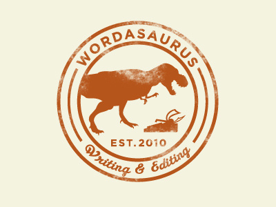 Wordasaurus Branding v1 branding logo wordasaurus