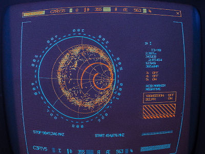 ECHOES cyberpunk dashboard fictinal interface fui hud marvel scifi