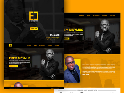 UI - Website didymus emem minimalist designer story teller