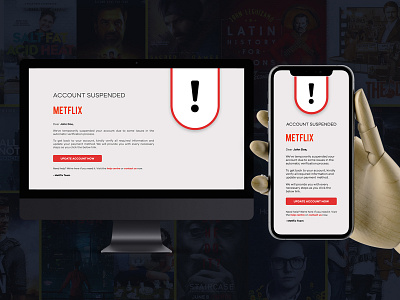 Day 8 of 30 [A responsive warning label for a movie company].