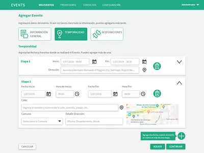 Create event UI address adobe xd datepicker flat design icons map tabs timepicker ux design