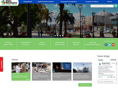 Homepage for Villa Alemana