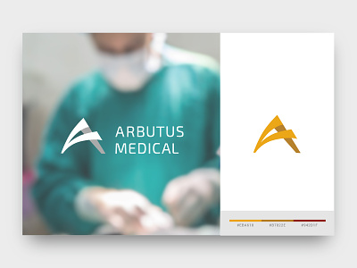 Arbutus Medical - Identity Design arbutus branding branding design brockton design digital engineering first project graphic design identity logo medical triangular