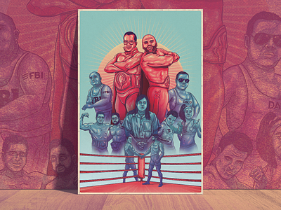 Politic Wrestlers adobe adobeillustrator characters colorful creative design digitalart illustration photoshop politics poster poster design wrestlers