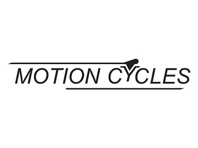 Motion Cycles Logo bicycle bike branding graphic logo shop