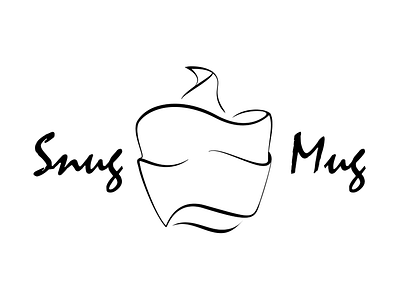 Cafe Snug Mug Logo branding cafe café cup graphic graphic design logo