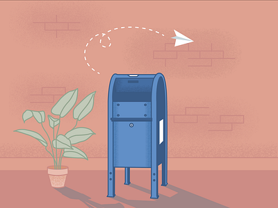 Illustration for email unsubscribe page