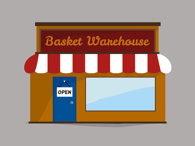 Storefront Illustration adobe illustrator building cartoon illustration store vector