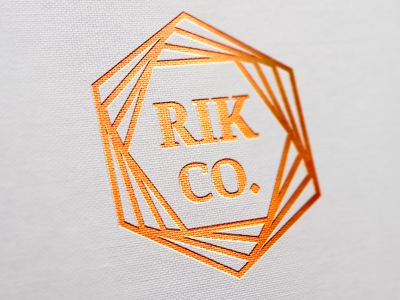 Rik Co. Logo brand branding studio team