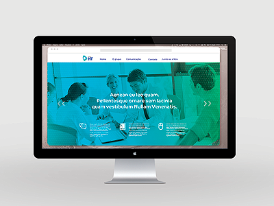 NT Group Template Website branding new tecnology template website