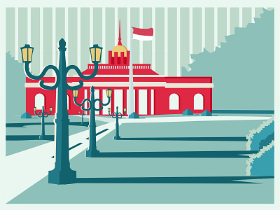 Bogor Palace, Indonesia bogor indonesia istana vector