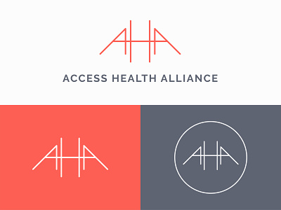 Access Health Alliance Charity Logo access alliance best brand branding charity clean communication design graphic design health iconography identity logo minimal minimalist monogram monogram logo symbol typography
