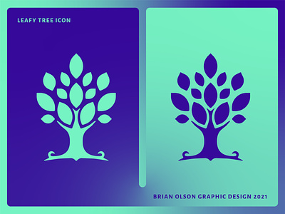 Leafy Tree Icon