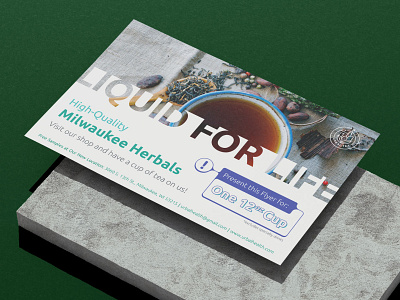 Urbal Tea Flyer Design