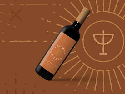 Lammas Cellars Wine Label Design