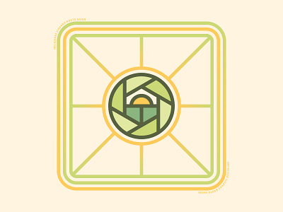 Natural Aperture Logo Concept brand branding clean design graphic design icon illustration logo minimal vector