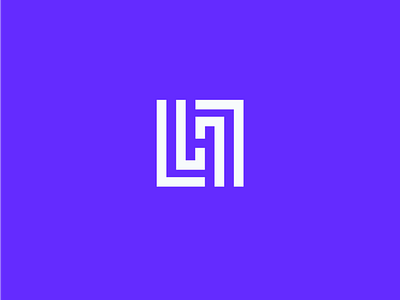 Hartwell Logoform brand branding clean design flat h icon iconography identity illustrator labyrinth logo logodesign maze minimal square typography vector