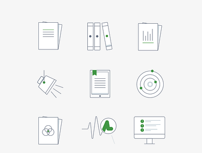 Big Data Icons branding design icons