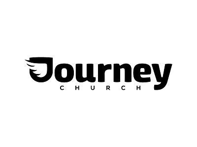 Church logo bw logo christ church church logo journey typography logo wing wing logo