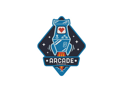 Logo for an arcade game e-commerce