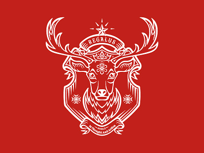Deer crest antlers badge crest crest design crest logo crown deer emblem heraldic crest house crest illustration king noble regal royal shield stag