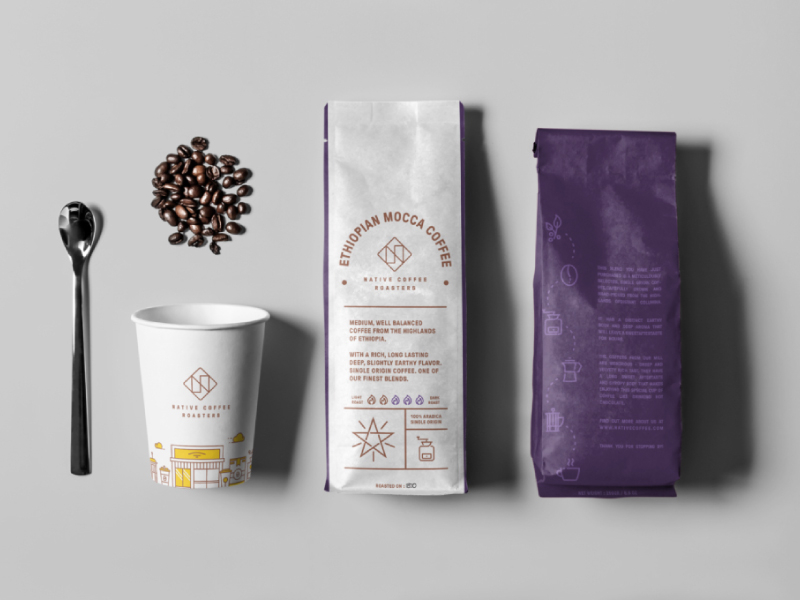 Coffee roastery branding & packaging by Yavor Lazarov on Dribbble