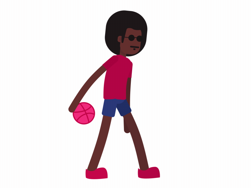 Hello Dribbble 2d animation graphics motion