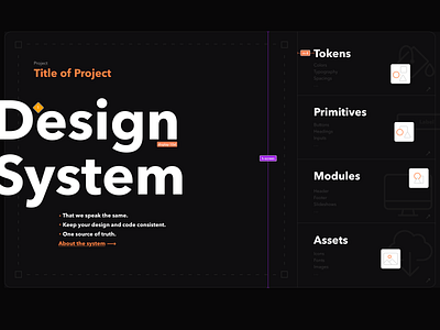 Design System art direction assets atomes desig tokens design design system modules organize primitives screendesign system tokens ui ux webdesign