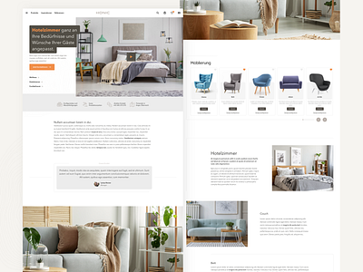 Furniture Website - Homepage