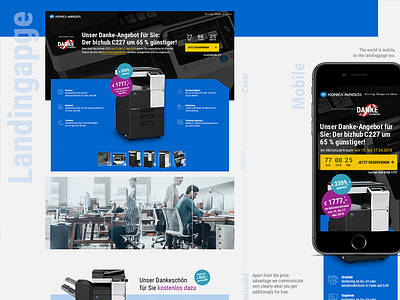 Promotion landingpage art direction landingpage. promotion onepager screendesign ui ux webdesign