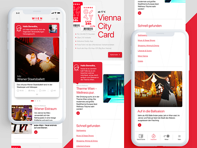 Tourismus App Concept app art direction ui ux