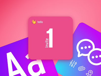 One Dribbble invite