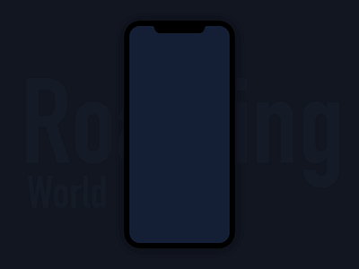 Roming world 3d app c4d motion ui ux