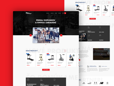 Fitness ecommerce website