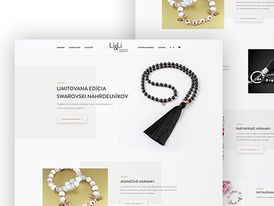 Li&Li Fashion Jewelry web design