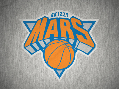 Skizzy Mars alone together atlantic basketball hip hop knicks lettering mars new york nyc rap skizzy type