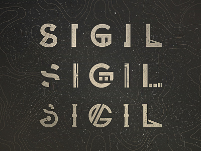 S X G X L band branding letter lettering logo logo mark logo type mark type typography