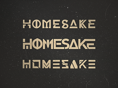 HØMESAKE artist band brand type branding letter lettering logo logo mark logo type type typography