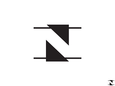 N brand font icon identity letter logo mark symbol type typography