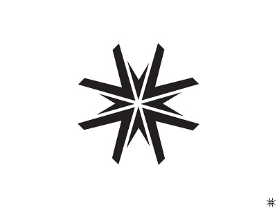 Star glyph icon logo mark shape symbol