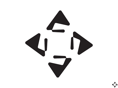 Thingy art glyph graphic icon line logo mark shape