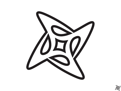 Startwisty art glyph graphic icon line logo mark shape