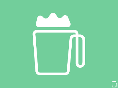 Beer design glyph graphic design icon illustration line logo mark shape symbol